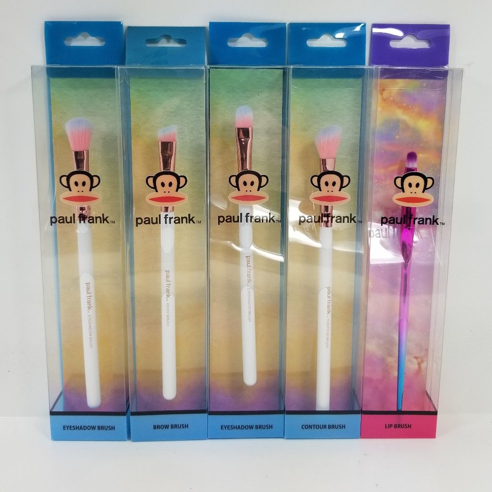 Paul Frank makeup Brush set of 5 - Picture 2 of 12